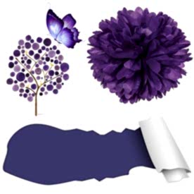 Resim Mor Granül Mum Boyası 10 gr