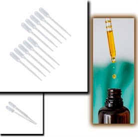 Resim Damlalık Pastör Pipet Plastik 3 ml  100 Adet