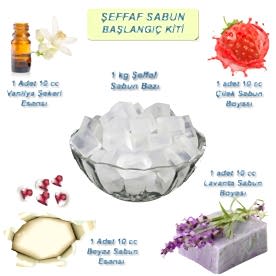 Resim Şeffaf Sabun Başlangıç Seti 