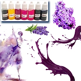 Resim Lavanta Rengi Sabun Boyası 10 ml