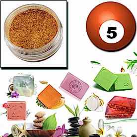 Resim Sedef Toz Boya Karamel 5 gr