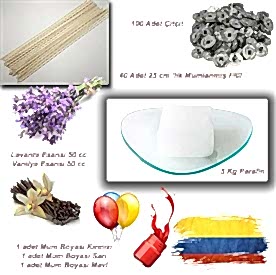 Resim Parafin Mum Başlangıç Seti - 2 -