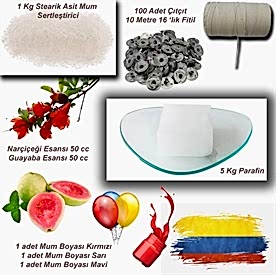 Resim Parafin Mum Başlangıç Seti - 3 -