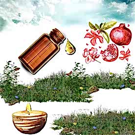 Resim Nar Çiçeği Mum Koku Esansı 30 cc