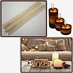 Kategori resimi Mumlanmış Sertleştirilmiş Hazır Mum Fitili