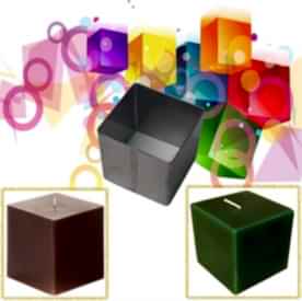 Resim Metal Kare Mum Kalıbı “20 cm Yükseklik – 10x10 cm2”İki tarafı açıktır