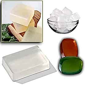 Resim Şeffaf Sabun Bazı 5 kg