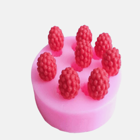 Resim Ahududu Silikon Mum Kalıbı