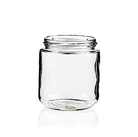 Resim Cam Kavanoz 210 cc Kapaklı ''10 Adet''