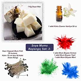 Resim Soya Mumu Başlangıç Seti 2
