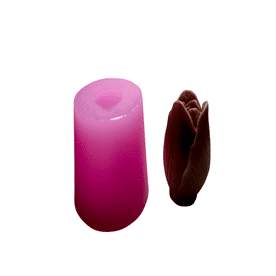 Resim Lale Silikon Mum Kalıbı