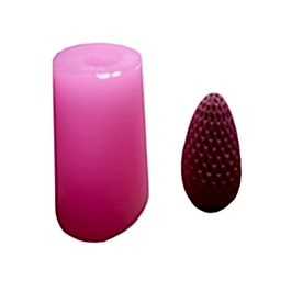 Resim Tek Çilek Silikon Mum Kalıbı