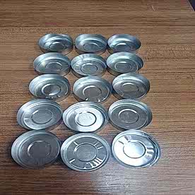 Resim Tealight Mum Kapsülü - Boş Tealight Mum Kabı 50 Adet