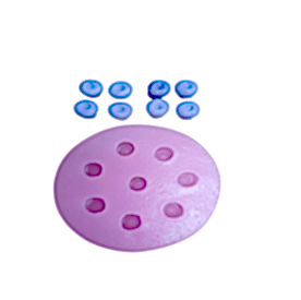 Resim Vişne Silikon Mum Kalıbı